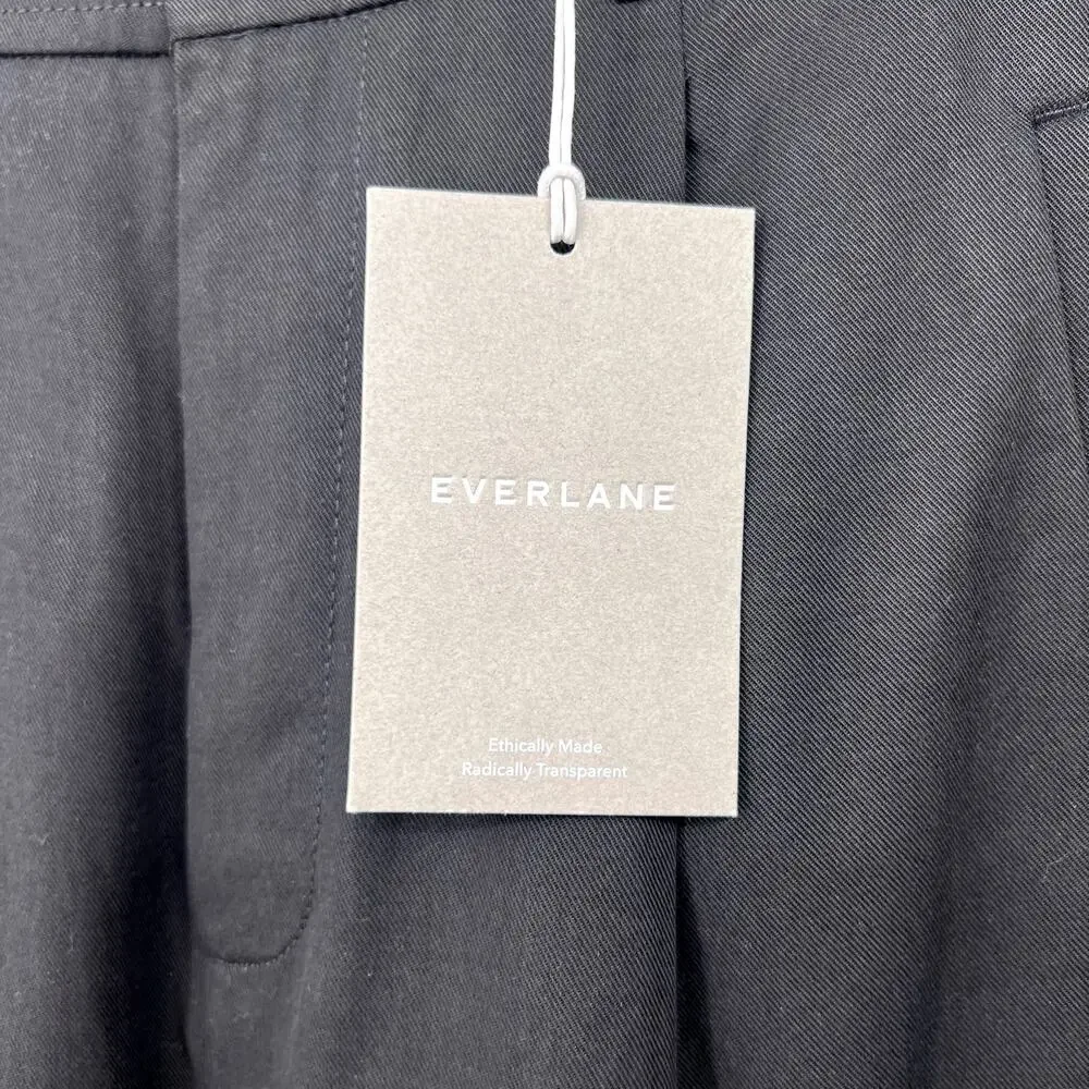 Everlane Womens The Way-High Drape Pants Size 6 Black 31